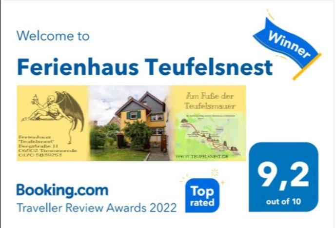 Ferienhaus Teufelsnest Timmenrode Esterno foto